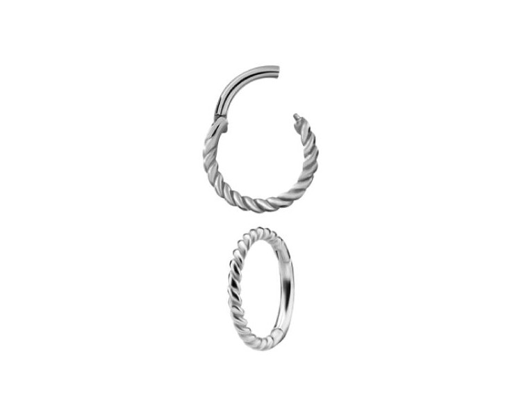 SS 316 HINGED RING (TWISTED WIRE) 1,2x12mm SS 316 HINGED RING (TWISTED WIRE) 1,2x12mm