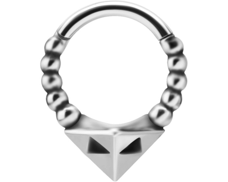 SS 316 HINGED TRIBAL CLICKER SS 316 HINGED TRIBAL CLICKER