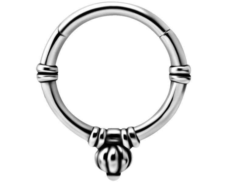 SS 316 ETHNIC HINGED CLICKER SS 316 ETHNIC HINGED CLICKER