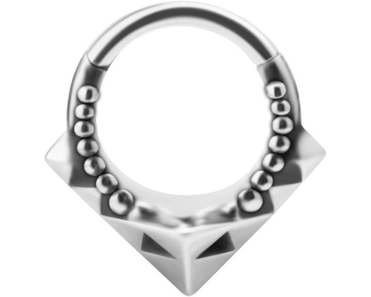 SS 316 HINGED TRIBAL CLICKER SS 316 HINGED TRIBAL CLICKER
