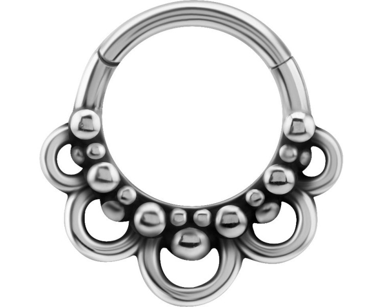 SS 316 HINGED TRIBAL CLICKER SS 316 HINGED TRIBAL CLICKER