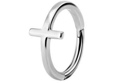 SS 316 CLICKER RING (CROSS)