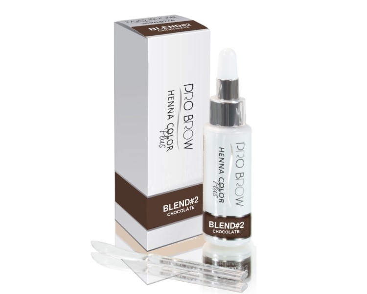 CHOCOLATE - Henna Color Plus PRO BROW BLEND-2 - 10 gr. pro brow CHOCOLATE - Henna Color Plus PRO BROW BLEND-2 - 10 gr. pro brow