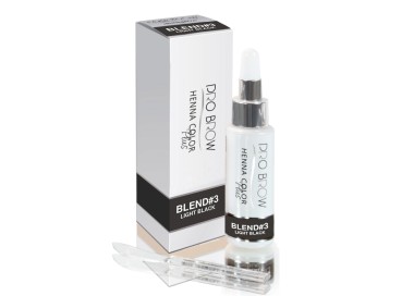 LIGHT BLACK - Henna Color Plus PRO BROW BLEND-3 - 10 gr. pro brow