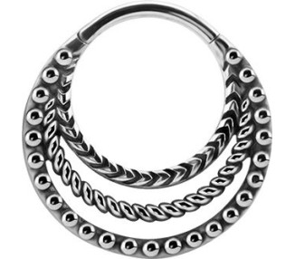 SS 316 HINGED TRIBAL CLICKER