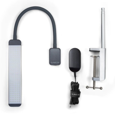 GLAMCOR REVEAL Pro Kit - Lampada LED Portatile 5600K con Morsetto 2