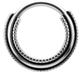 SS 316 HINGED CLICKER (3 ROWS SLANTED)