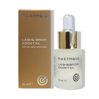 LASH & BROW COCKTAIL - Siero Finale Trattamento Laminazione Ciglia e Sopracciglia MAXYMOVA - 15ml 2