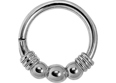 SS 316 HINGED CLICKER (3 BALLS)