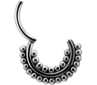 SS 316 HINGED TRIBAL CLICKER 1,2x7mm