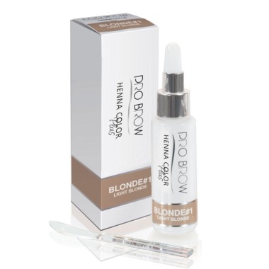 LIGHT BLONDE - Henna Color Plus PRO BROW BLONDE -1 - 10 g