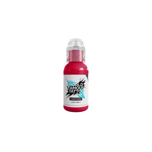 LIGHT RED 1 - World Famous Limitless - 30ml - Colore Tattoo REACH