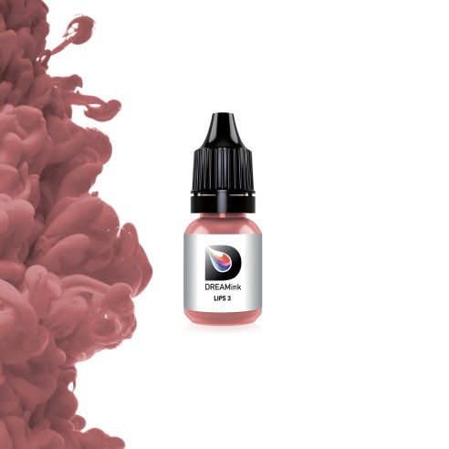 LIPS 3 Rosso Mattone Tenue - Dreamink - 10ml - Pigmento PMU REACH