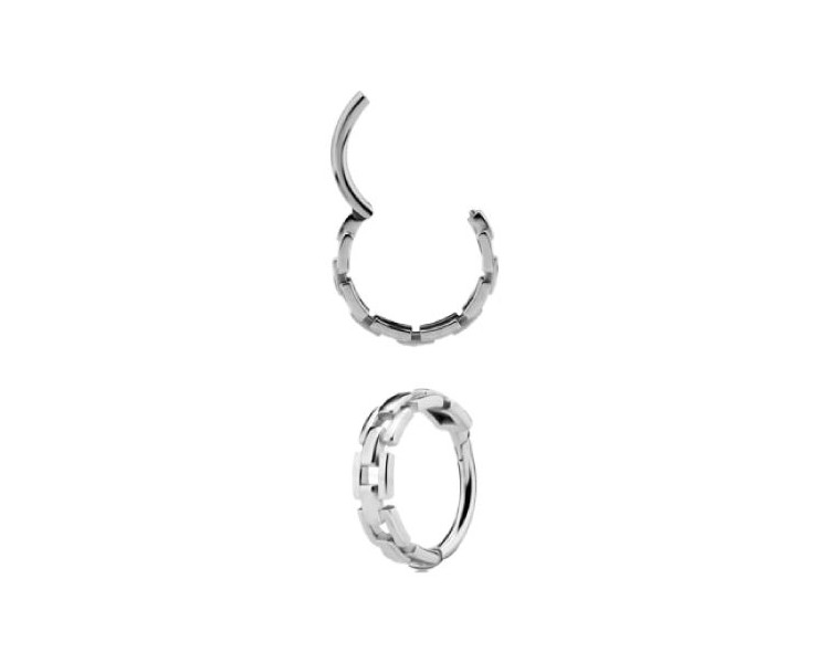 SS 316 HINGED CLICKER (CHAIN STYLE) 1,2x10mm SS 316 HINGED CLICKER (CHAIN STYLE) 1,2x10mm