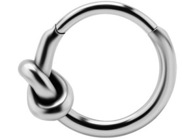 SS 316 ETHNIC HINGED CLICKER 1,2x10mm