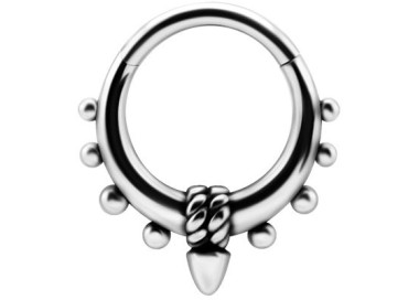 SS 316 HINGED CLICKER WITH ROPE AND SPIKE