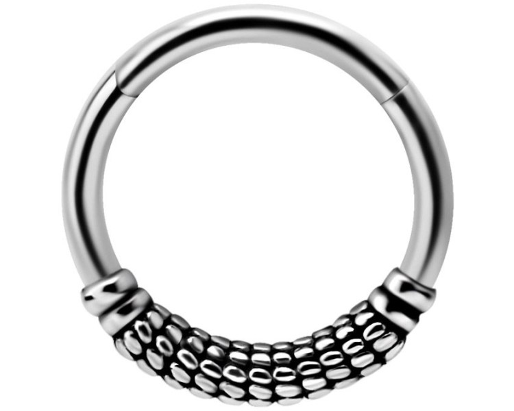 SS 316 ETHNIC HINGED CLICKER SS 316 ETHNIC HINGED CLICKER