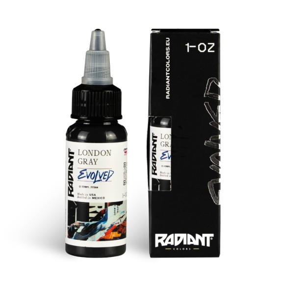 LONDON GRAY - Radiant Colors - 30ml - Colore Tattoo REACH