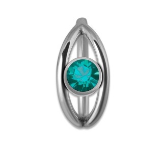 SS 316 JEWELLED HINGED RING