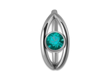 SS 316 JEWELLED HINGED RING