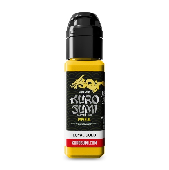 LOYAL GOLD - Kuro Sumi Imperial - 22ml - Colore Tattoo REACH