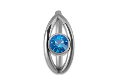SS 316 JEWELLED HINGED RING