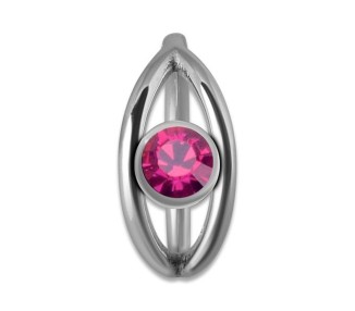 SS 316 JEWELLED HINGED RING