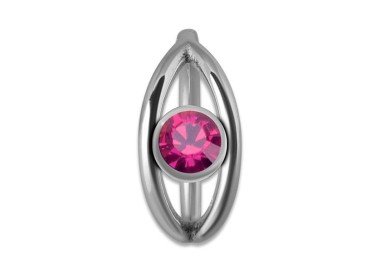 SS 316 JEWELLED HINGED RING