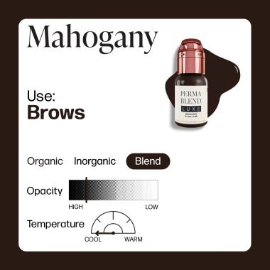 MAHOGANY - Perma Blend Luxe - 15ml - Pigmento PMU REACH 2