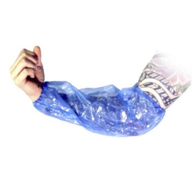 Manicotti Monouso Blu in Polietilene 20 Micron - 100 pz