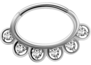 SS 316 HINGED DAITH CLICKER 1,2x6mm WH mod. 02