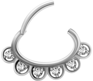 SS 316 HINGED DAITH CLICKER 1,2x6mm WH mod. 02