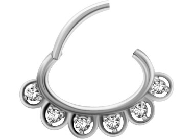 SS 316 HINGED DAITH CLICKER 1,2x6mm WH mod. 02
