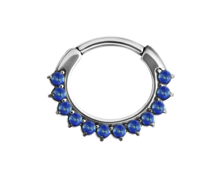SS 316 OPAL CURVED SEPTUM CLICKERS SS 316 OPAL CURVED SEPTUM CLICKERS