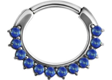SS 316 OPAL CURVED SEPTUM CLICKERS