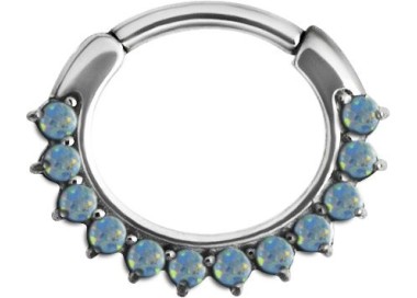 SS 316 OPAL CURVED SEPTUM CLICKERS