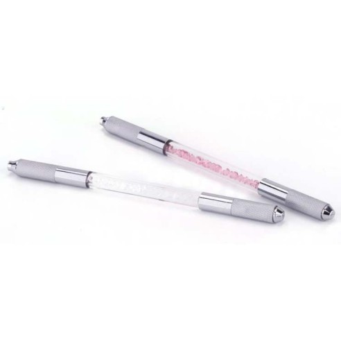 Manipolo per Microblading - Acrylic Diamond Pink