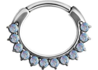 SS 316 OPAL CURVED SEPTUM CLICKERS