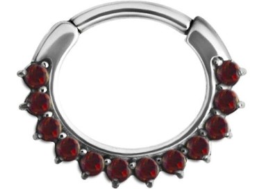 SS 316 OPAL CURVED SEPTUM CLICKERS
