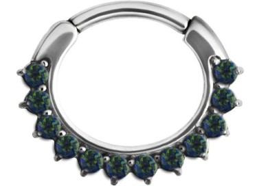 SS 316 OPAL CURVED SEPTUM CLICKERS