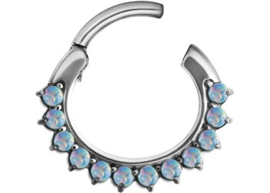 SS 316 OPAL CURVED SEPTUM CLICKERS