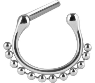 SS 316 SEPTUM CLICKERS SIDE BALL CHAIN