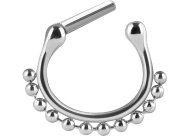 SS 316 SEPTUM CLICKERS SIDE BALL CHAIN