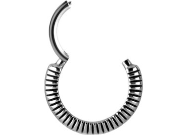 SS 316 CLICKERS WITH FEATHER TEXTURE