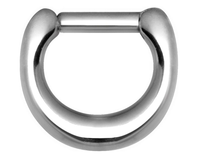SS 316 SEPTUM CLICKER PLAIN OVAL PROFILE SS 316 SEPTUM CLICKER PLAIN OVAL PROFILE