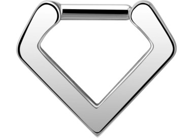 SS 316 PLAIN V SHAPED SEPTUM CLICKER