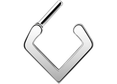 SS 316 PLAIN V SHAPED SEPTUM CLICKER