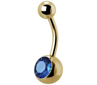 GD 316 8mm JEWEL NAVEL BARBELLS