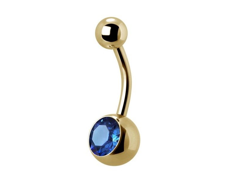 GD 316 8mm JEWEL NAVEL BARBELLS GD 316 8mm JEWEL NAVEL BARBELLS