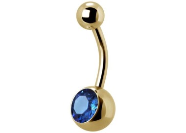 GD 316 8mm JEWEL NAVEL BARBELLS